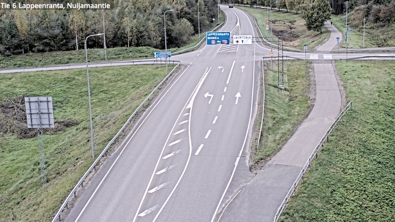 Kelikamerat Kuva Tie 6 Lappeenranta, Nuijamaantie, Lappeenranta, Etelä-Karjala