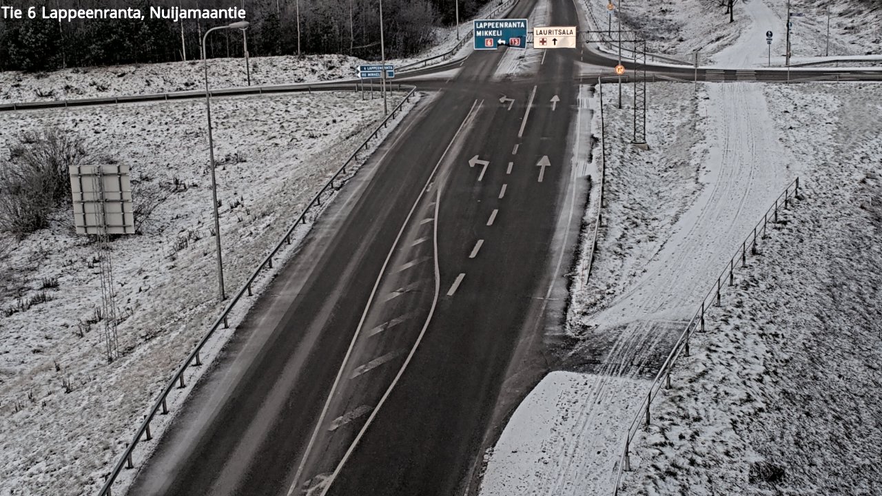 Kelikamerat Kuva Tie 6 Lappeenranta, Nuijamaantie, Lappeenranta, Etelä-Karjala