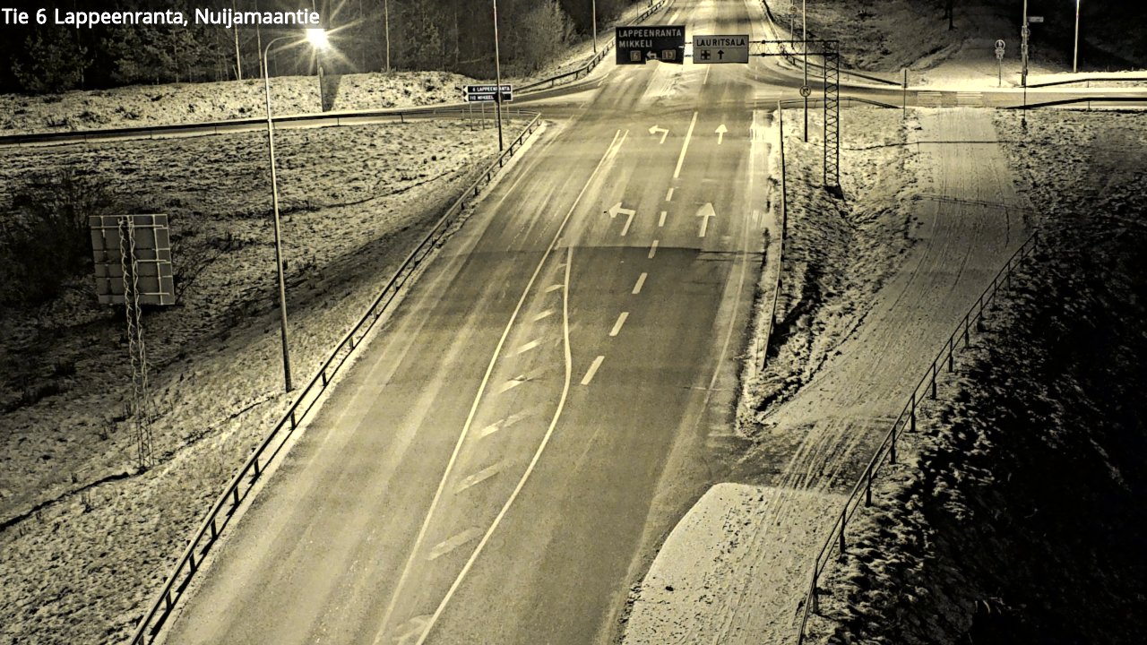 Kelikamerat Kuva Tie 6 Lappeenranta, Nuijamaantie, Lappeenranta, Etelä-Karjala