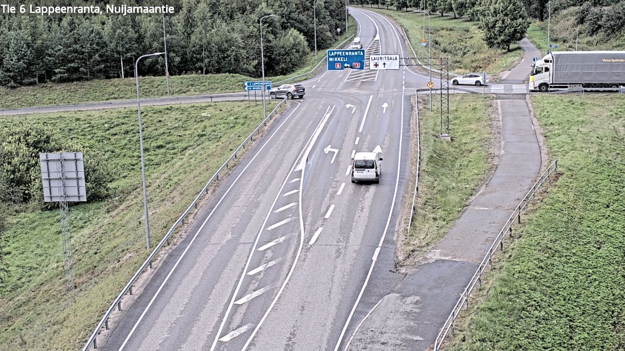 Kelikamerat Kuva Tie 6 Lappeenranta, Nuijamaantie, Lappeenranta, Etelä-Karjala
