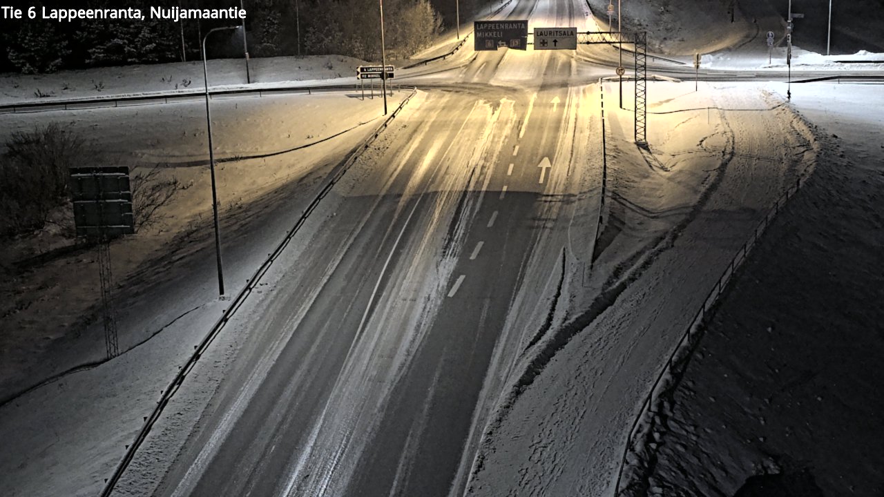 Kelikamerat Kuva Tie 6 Lappeenranta, Nuijamaantie, Lappeenranta, Etelä-Karjala