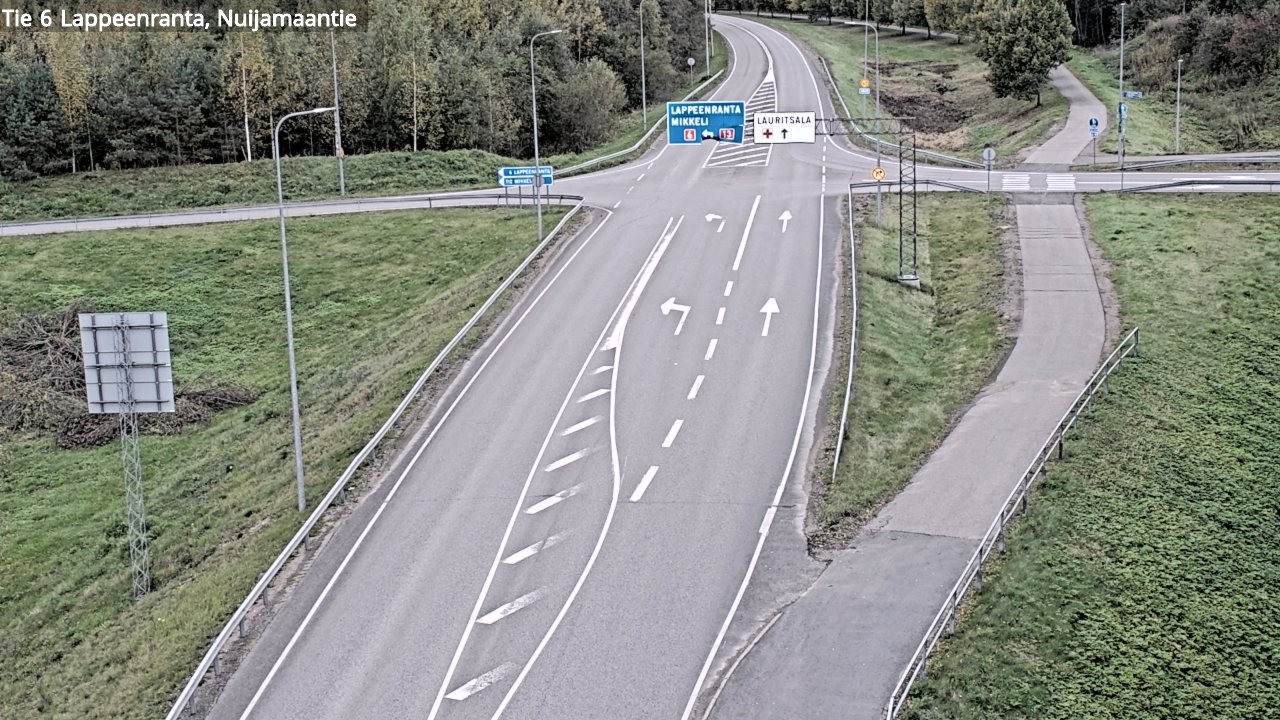 Kelikamerat Kuva Tie 6 Lappeenranta, Nuijamaantie, Lappeenranta, Etelä-Karjala