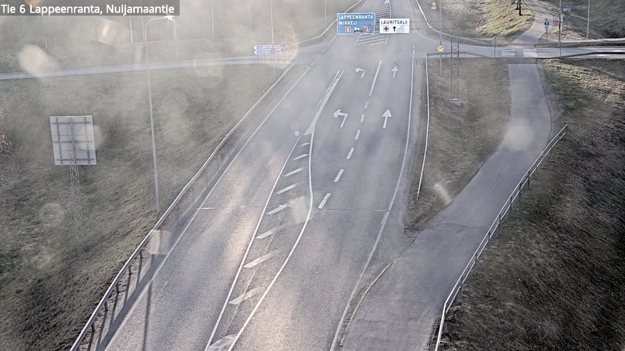 Kelikamerat Kuva Tie 6 Lappeenranta, Nuijamaantie, Lappeenranta, Etelä-Karjala
