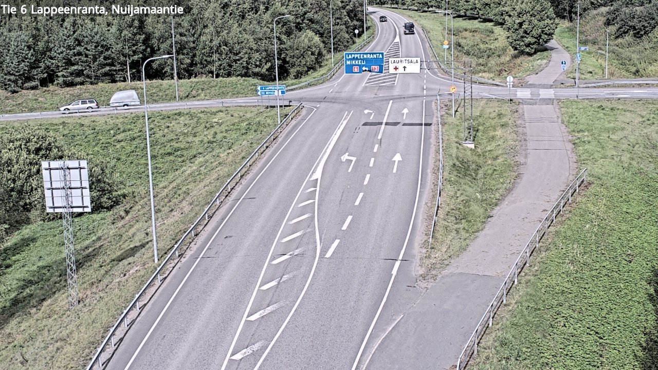 Kelikamerat Kuva Tie 6 Lappeenranta, Nuijamaantie, Lappeenranta, Etelä-Karjala
