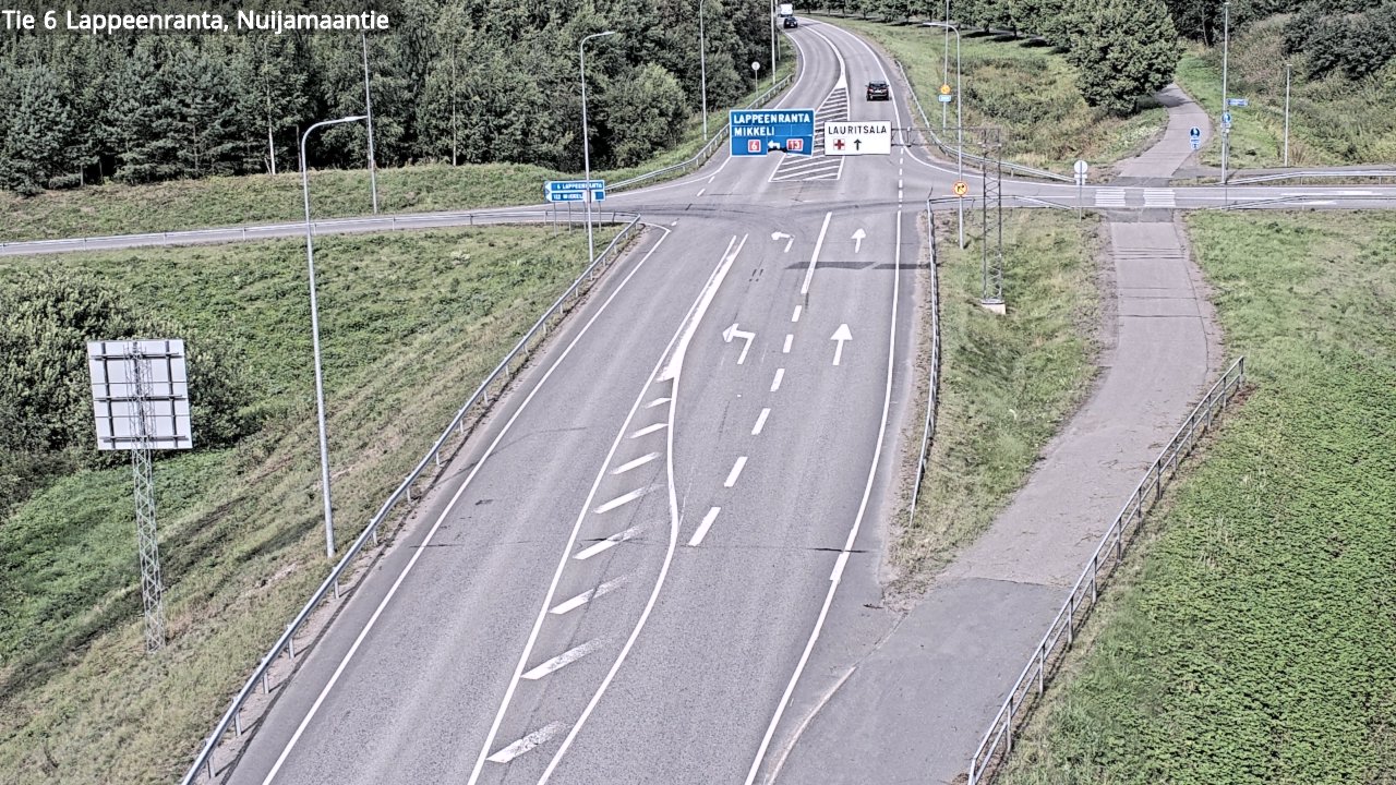 Kelikamerat Kuva Tie 6 Lappeenranta, Nuijamaantie, Lappeenranta, Etelä-Karjala