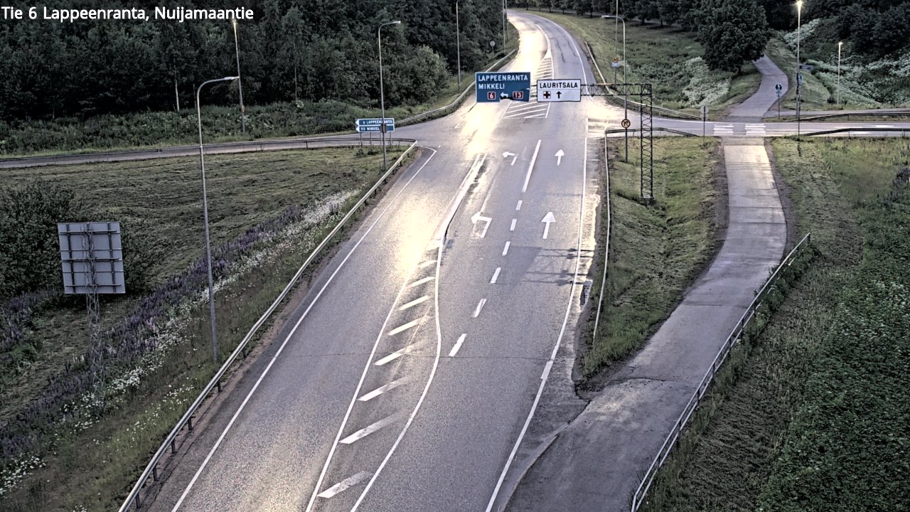 Kelikamerat Kuva Tie 6 Lappeenranta, Nuijamaantie, Lappeenranta, Etelä-Karjala