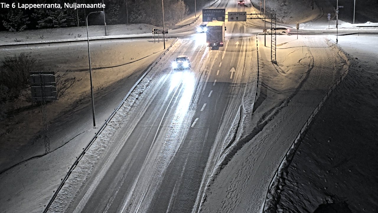 Kelikamerat Kuva Tie 6 Lappeenranta, Nuijamaantie, Lappeenranta, Etelä-Karjala