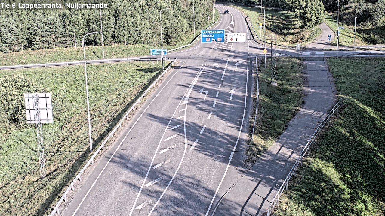 Kelikamerat Kuva Tie 6 Lappeenranta, Nuijamaantie, Lappeenranta, Etelä-Karjala