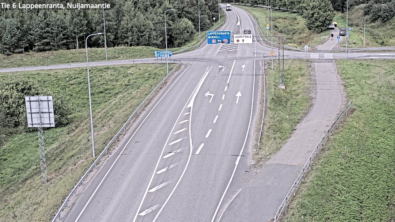 Kelikamerat Kuva Tie 6 Lappeenranta, Nuijamaantie, Lappeenranta, Etelä-Karjala