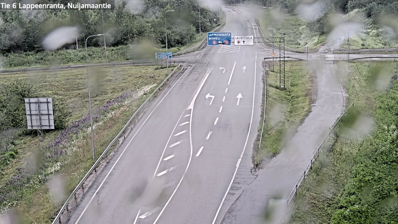 Kelikamerat Kuva Tie 6 Lappeenranta, Nuijamaantie, Lappeenranta, Etelä-Karjala