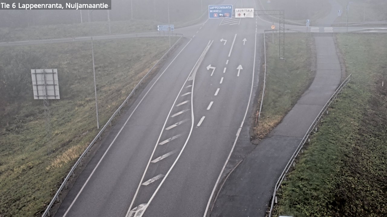 Kelikamerat Kuva Tie 6 Lappeenranta, Nuijamaantie, Lappeenranta, Etelä-Karjala