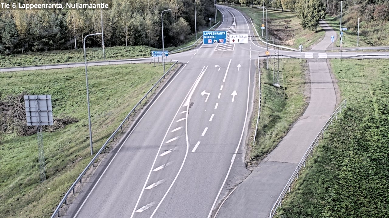 Kelikamerat Kuva Tie 6 Lappeenranta, Nuijamaantie, Lappeenranta, Etelä-Karjala