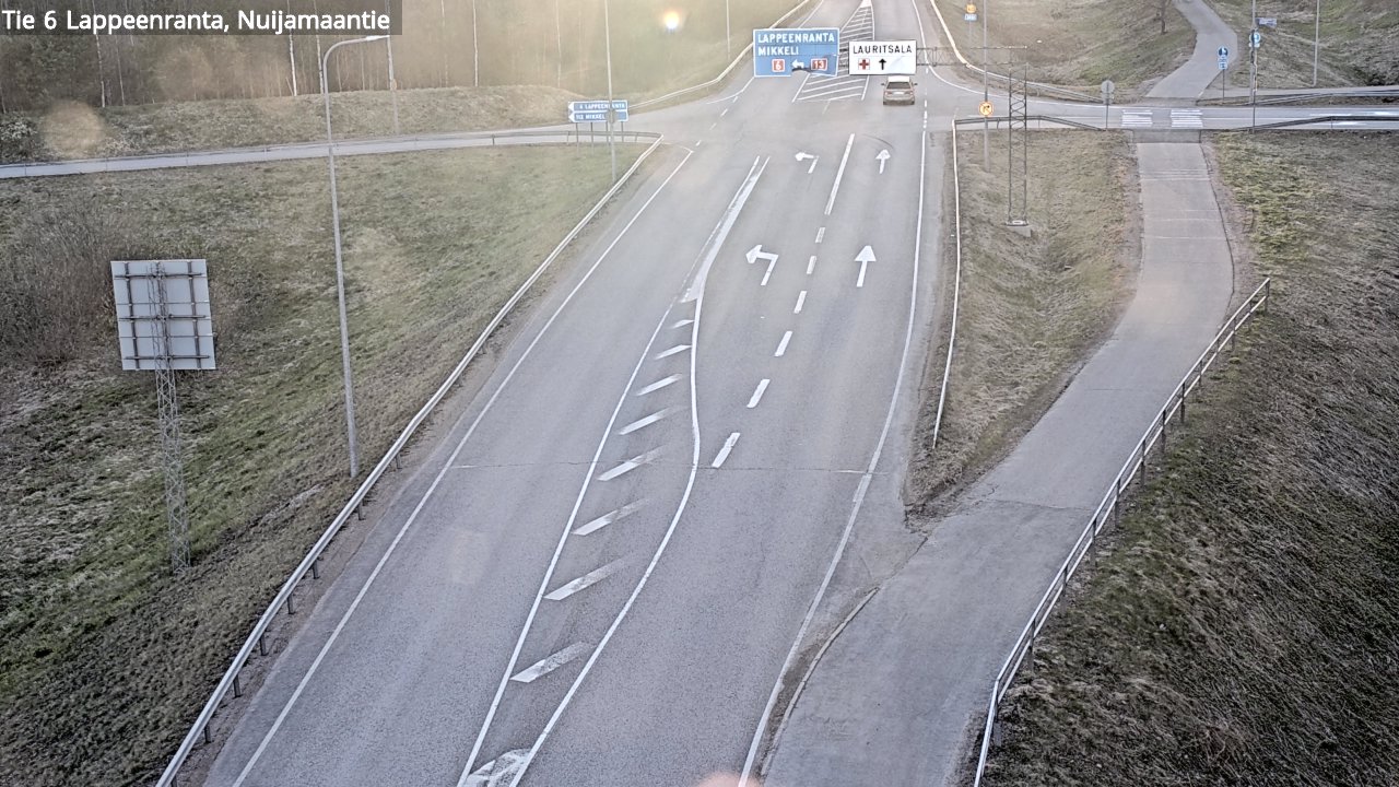 Kelikamerat Kuva Tie 6 Lappeenranta, Nuijamaantie, Lappeenranta, Etelä-Karjala