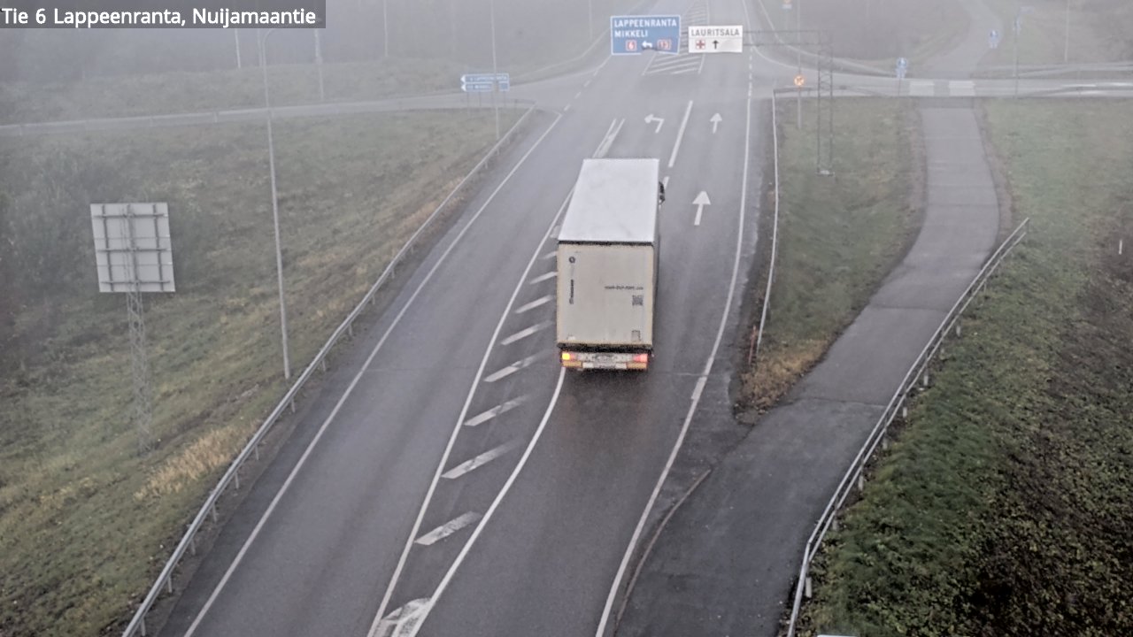 Kelikamerat Kuva Tie 6 Lappeenranta, Nuijamaantie, Lappeenranta, Etelä-Karjala