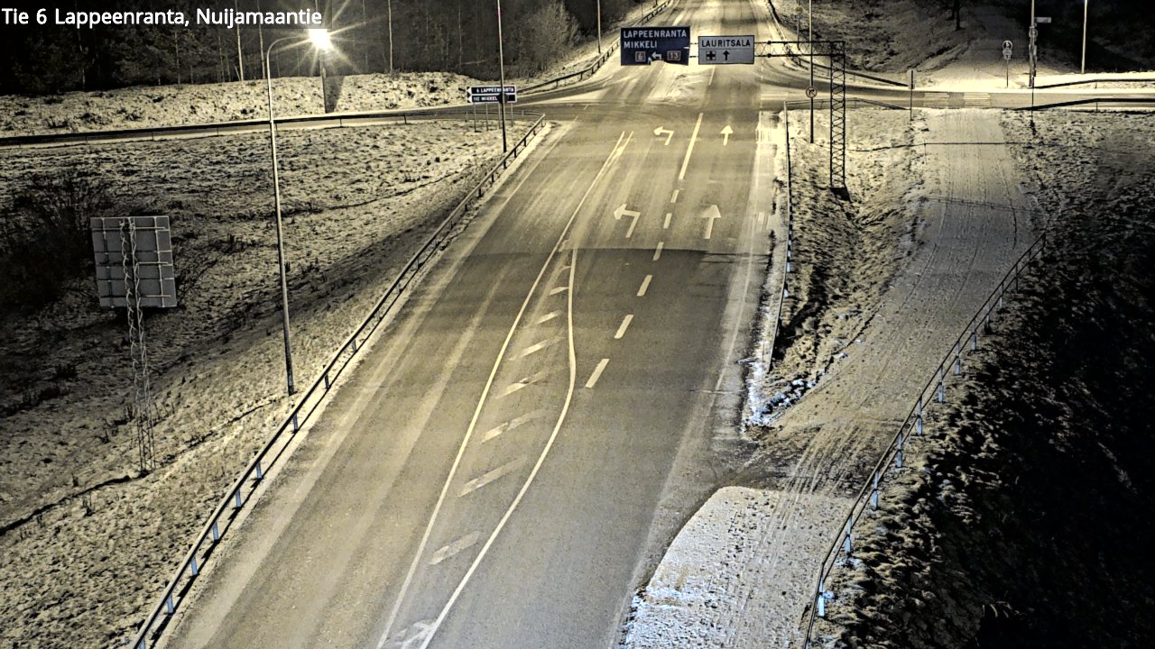 Kelikamerat Kuva Tie 6 Lappeenranta, Nuijamaantie, Lappeenranta, Etelä-Karjala