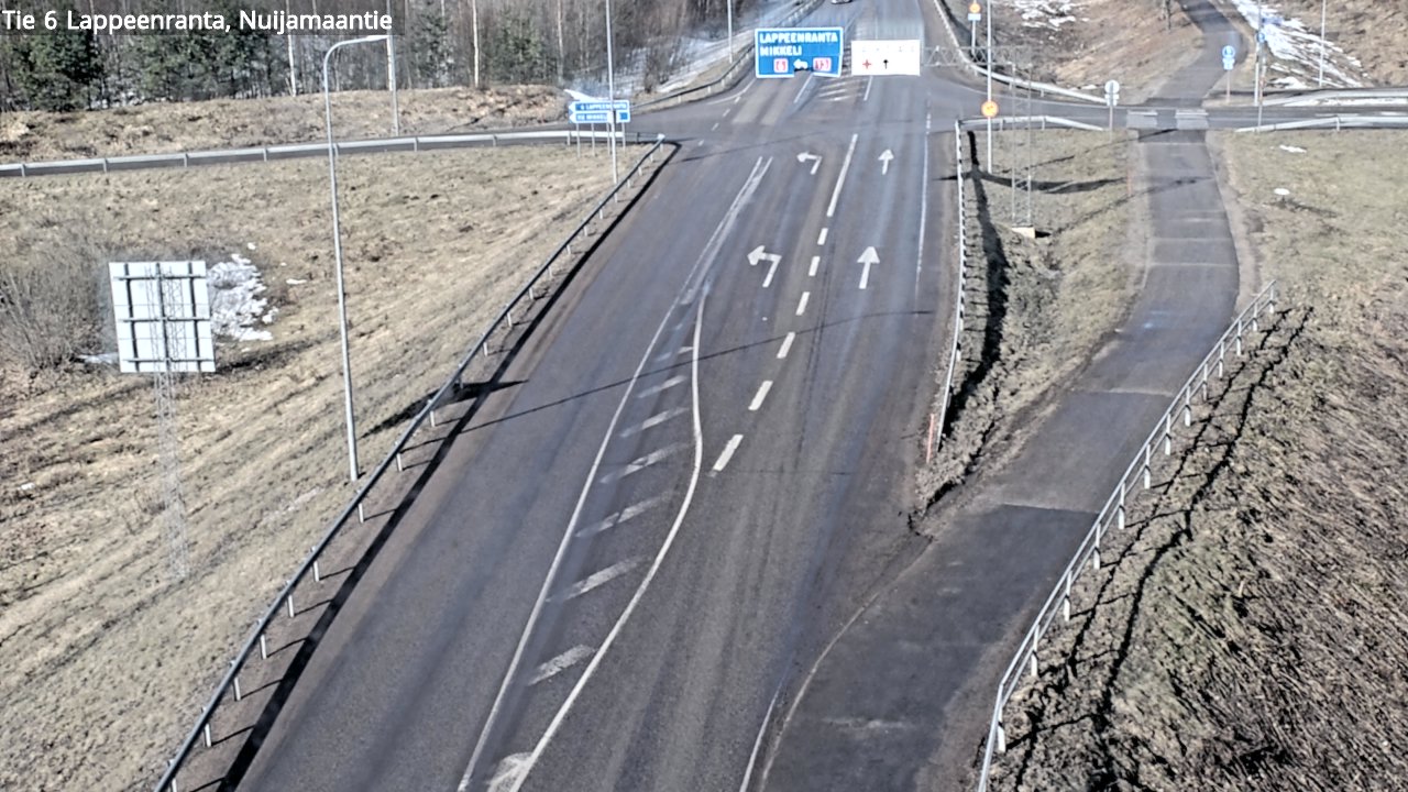 Kelikamerat Kuva Tie 6 Lappeenranta, Nuijamaantie, Lappeenranta, Etelä-Karjala