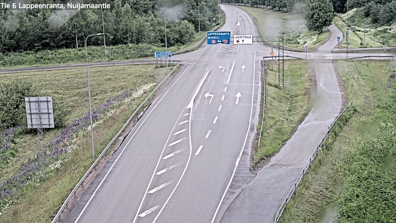 Kelikamerat Kuva Tie 6 Lappeenranta, Nuijamaantie, Lappeenranta, Etelä-Karjala