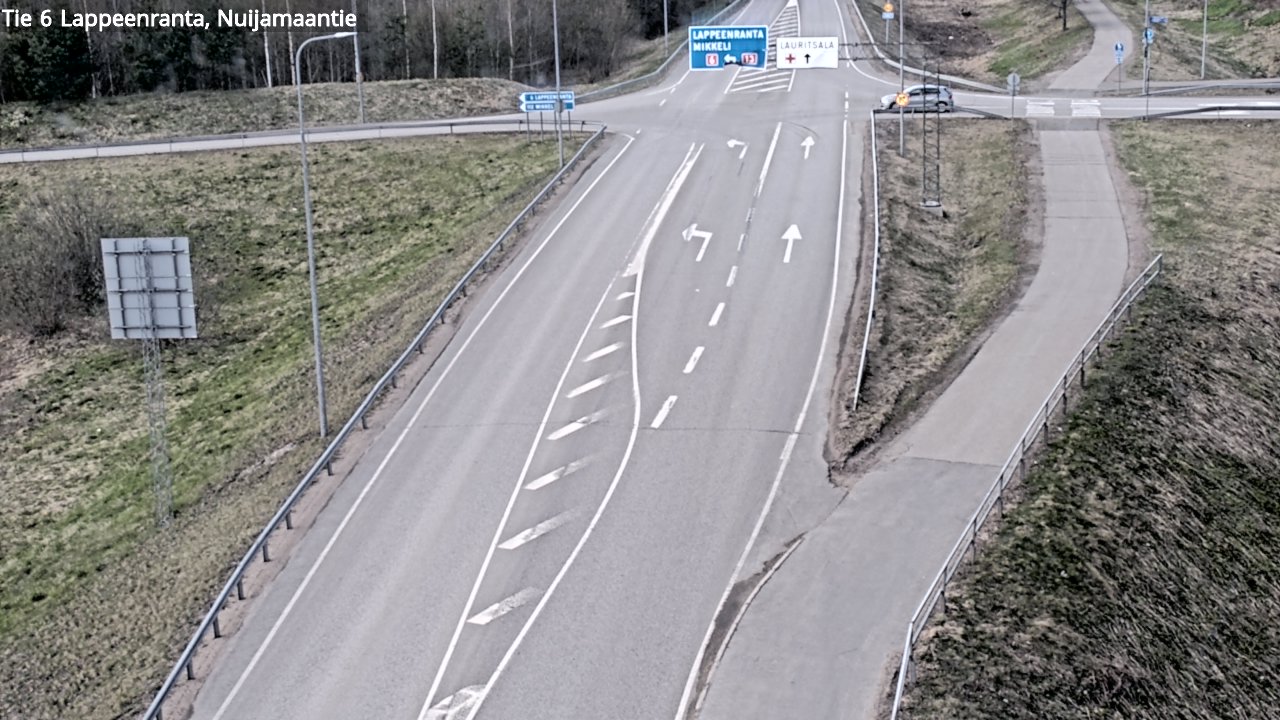 Kelikamerat Kuva Tie 6 Lappeenranta, Nuijamaantie, Lappeenranta, Etelä-Karjala