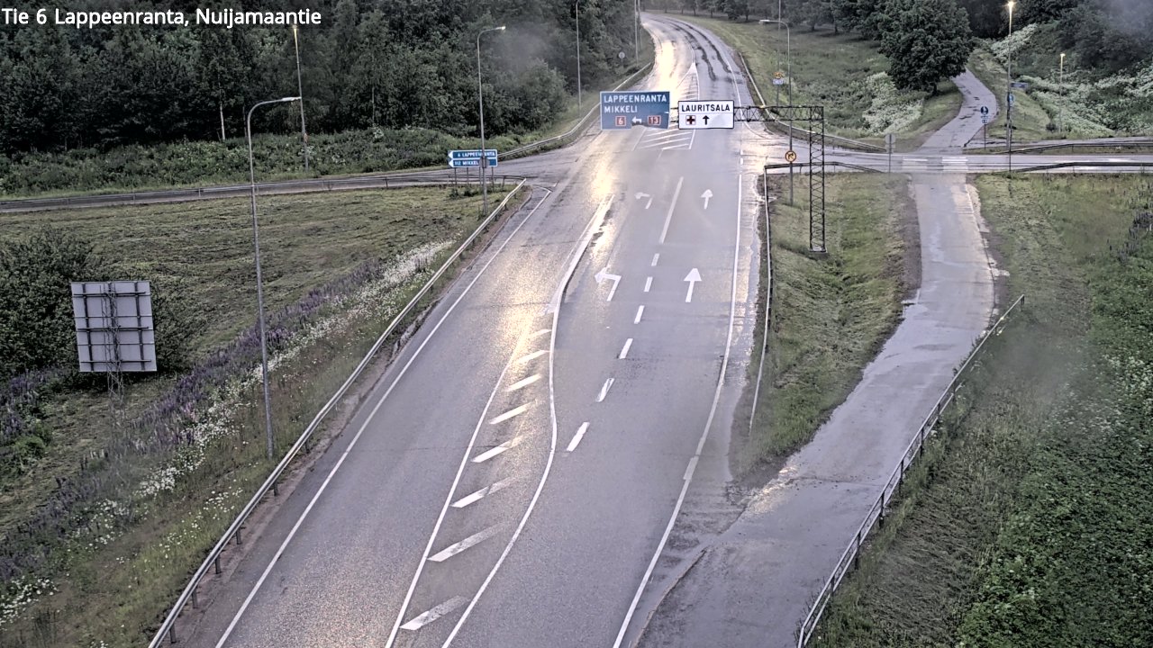 Kelikamerat Kuva Tie 6 Lappeenranta, Nuijamaantie, Lappeenranta, Etelä-Karjala