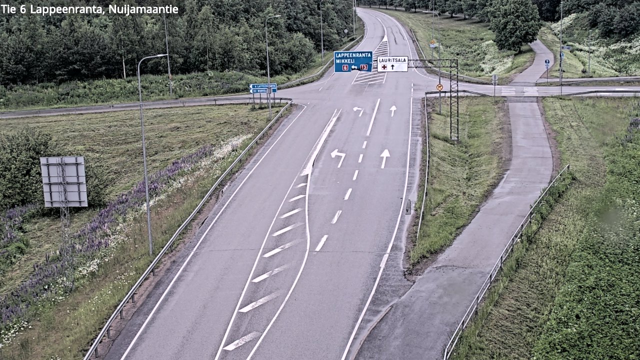 Kelikamerat Kuva Tie 6 Lappeenranta, Nuijamaantie, Lappeenranta, Etelä-Karjala