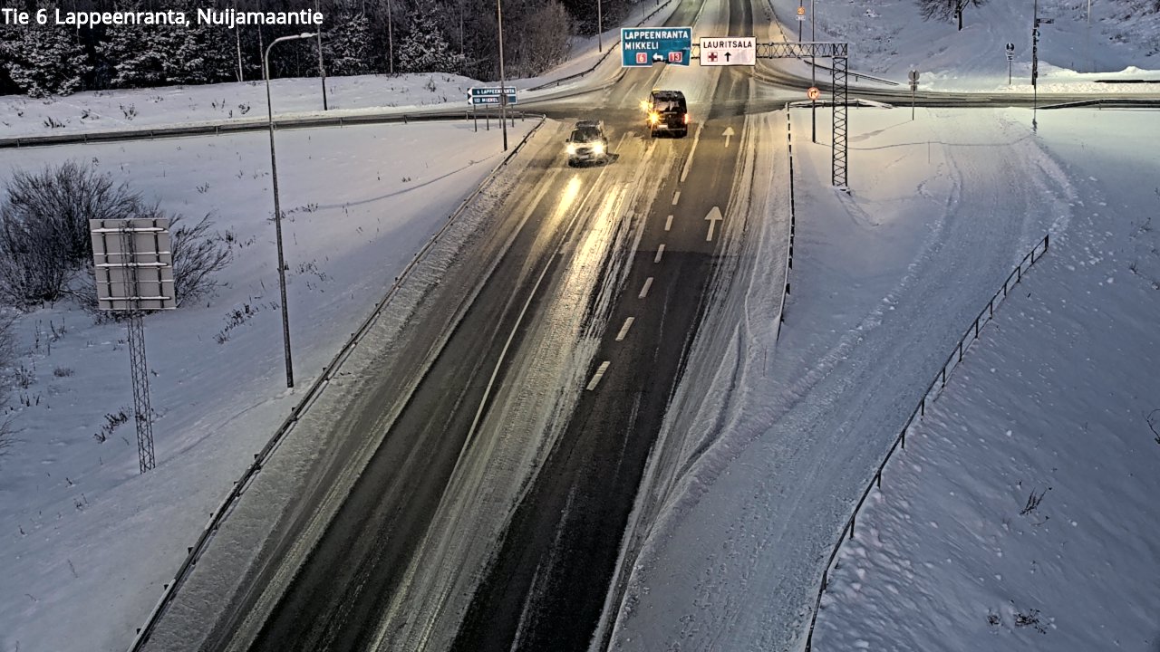 Kelikamerat Kuva Tie 6 Lappeenranta, Nuijamaantie, Lappeenranta, Etelä-Karjala