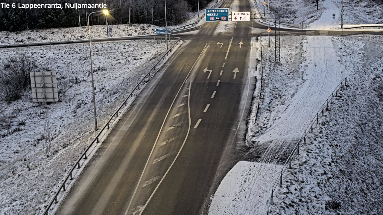 Kelikamerat Kuva Tie 6 Lappeenranta, Nuijamaantie, Lappeenranta, Etelä-Karjala