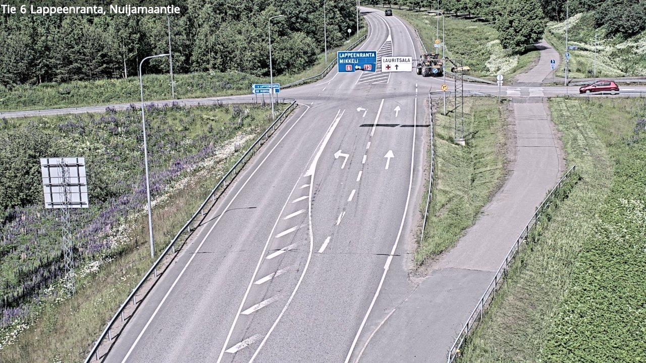 Kelikamerat Kuva Tie 6 Lappeenranta, Nuijamaantie, Lappeenranta, Etelä-Karjala