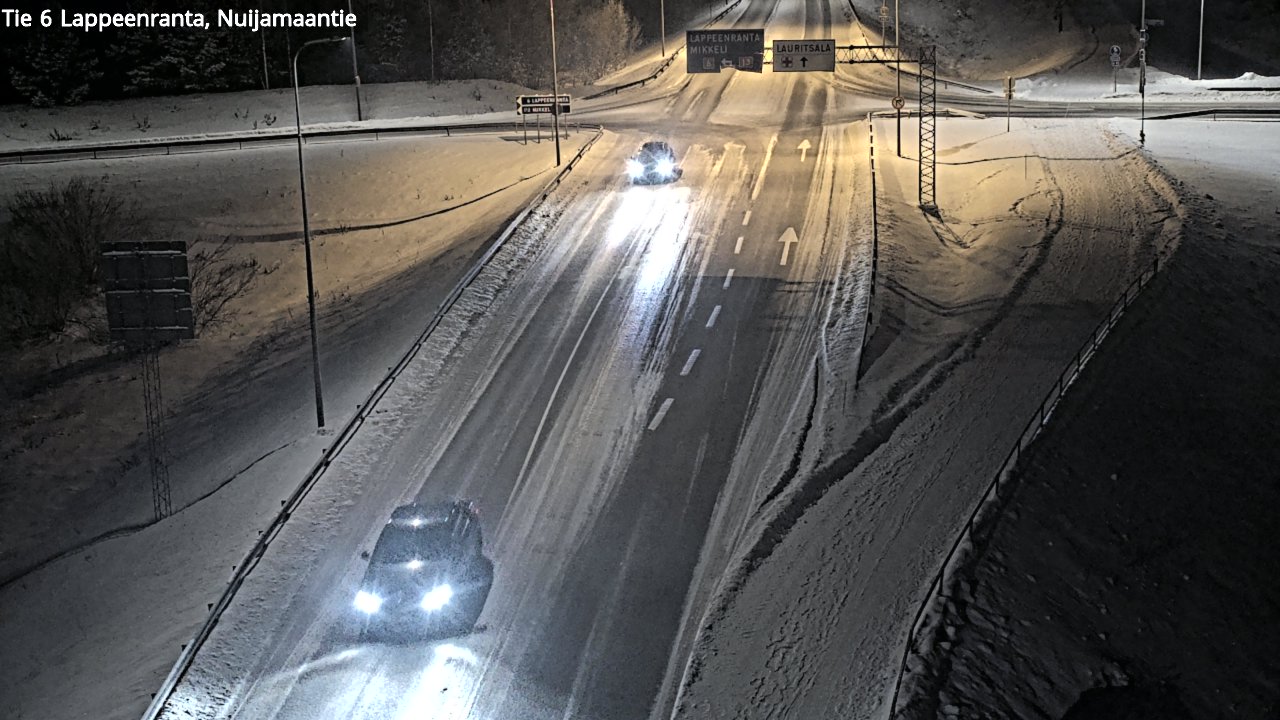 Kelikamerat Kuva Tie 6 Lappeenranta, Nuijamaantie, Lappeenranta, Etelä-Karjala