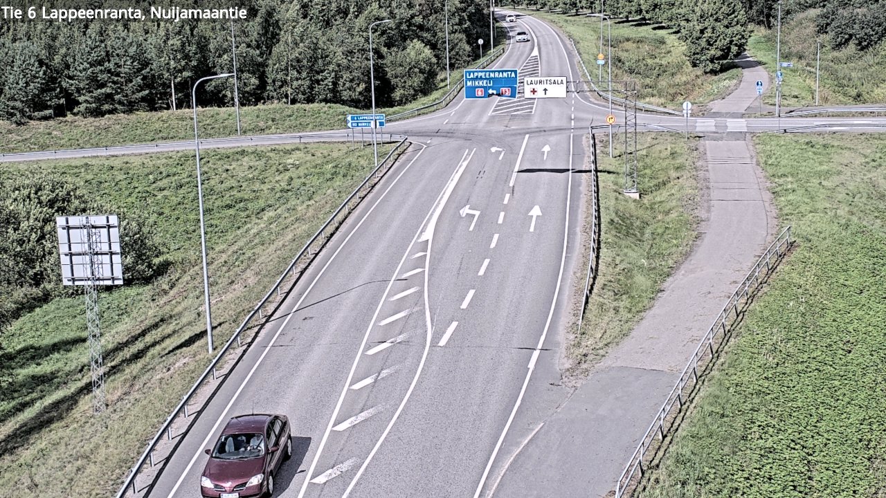 Kelikamerat Kuva Tie 6 Lappeenranta, Nuijamaantie, Lappeenranta, Etelä-Karjala