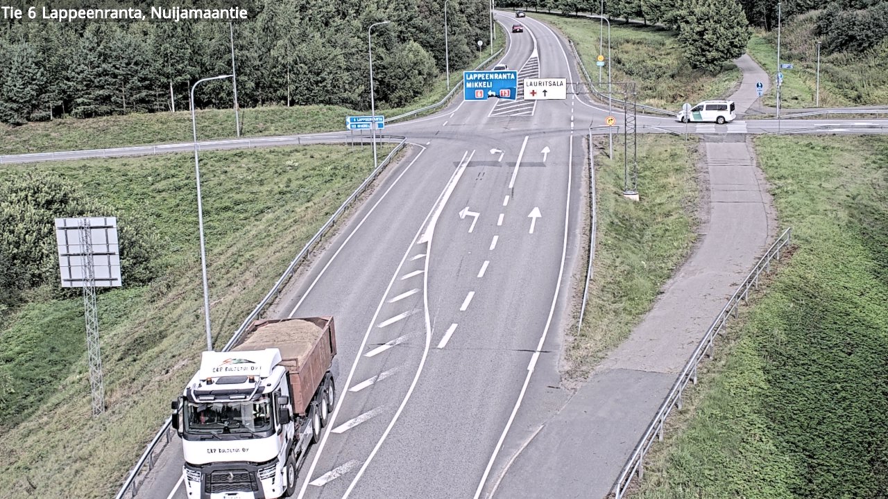 Kelikamerat Kuva Tie 6 Lappeenranta, Nuijamaantie, Lappeenranta, Etelä-Karjala