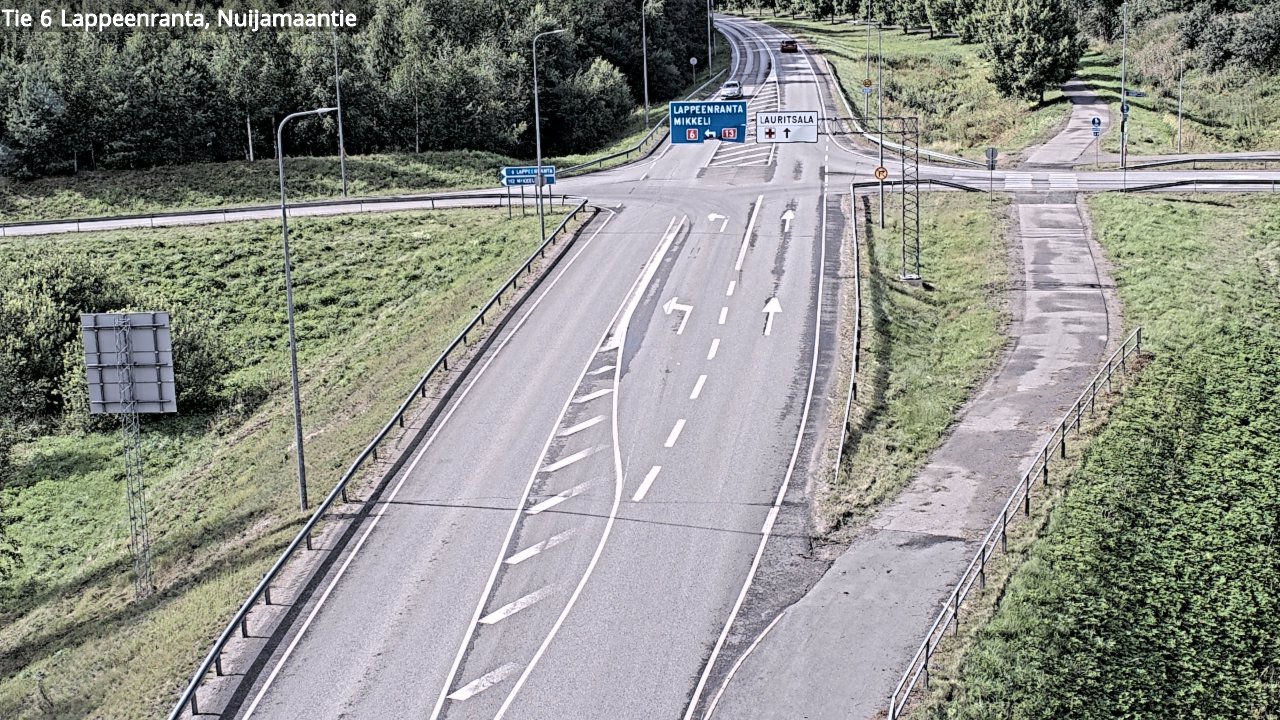 Kelikamerat Kuva Tie 6 Lappeenranta, Nuijamaantie, Lappeenranta, Etelä-Karjala