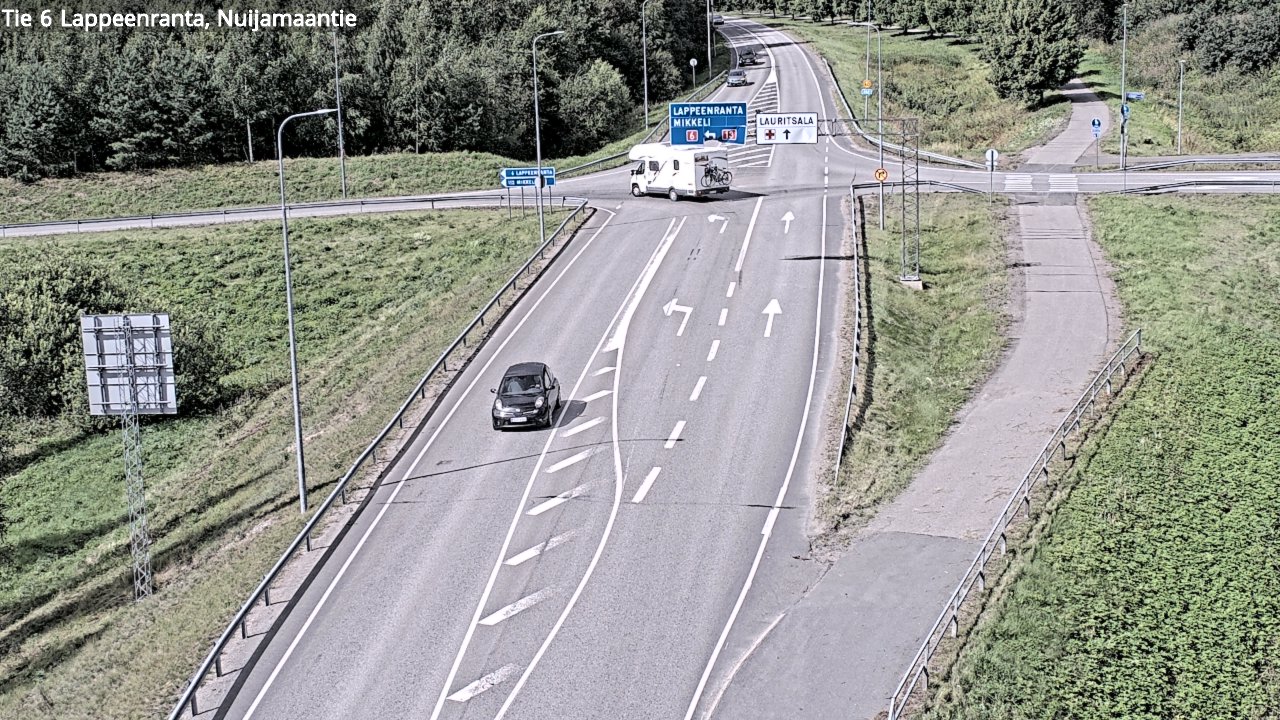 Kelikamerat Kuva Tie 6 Lappeenranta, Nuijamaantie, Lappeenranta, Etelä-Karjala