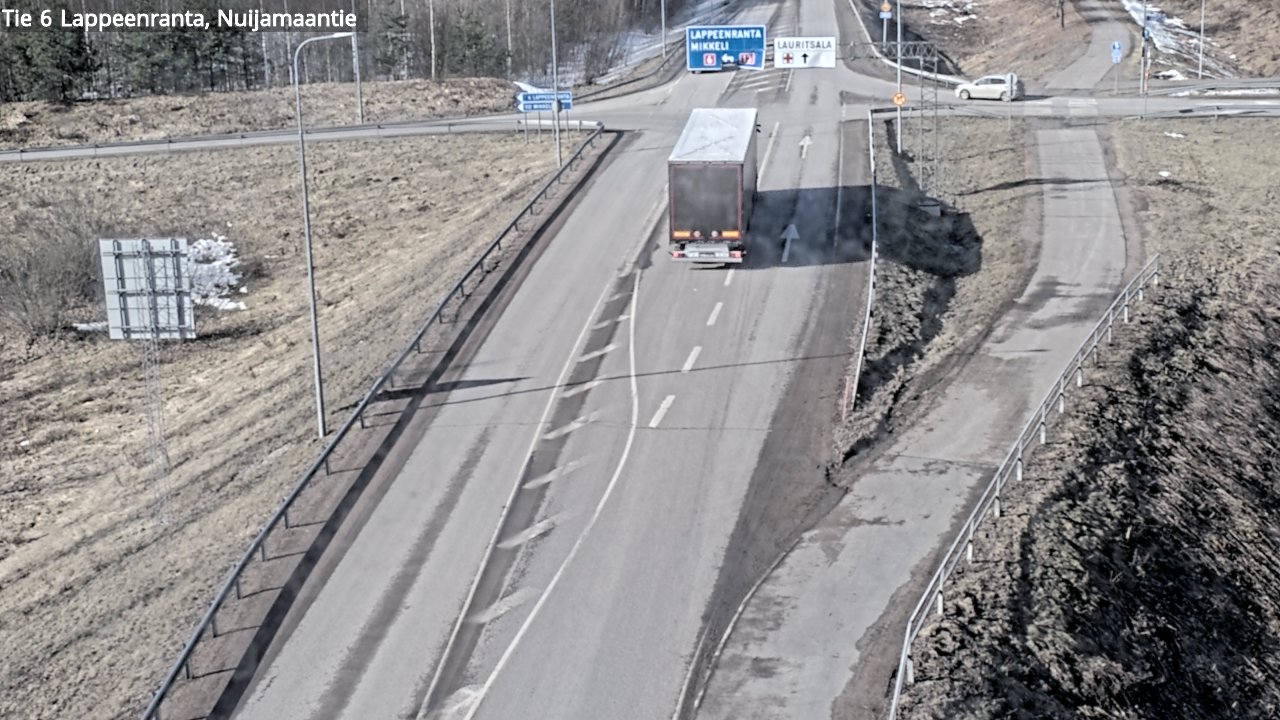 Kelikamerat Kuva Tie 6 Lappeenranta, Nuijamaantie, Lappeenranta, Etelä-Karjala