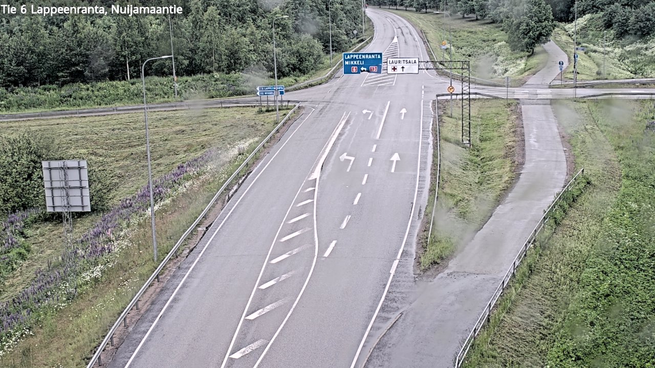 Kelikamerat Kuva Tie 6 Lappeenranta, Nuijamaantie, Lappeenranta, Etelä-Karjala