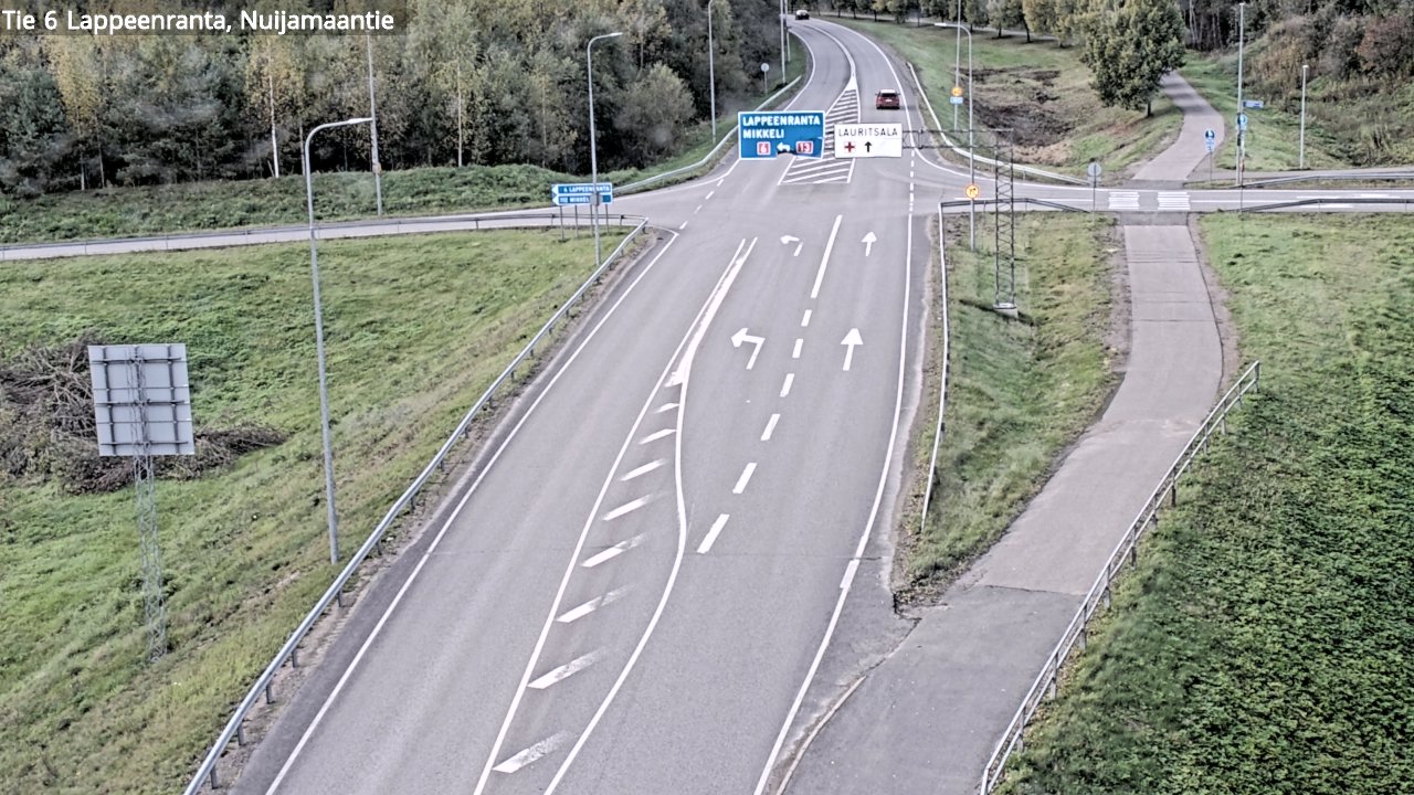 Kelikamerat Kuva Tie 6 Lappeenranta, Nuijamaantie, Lappeenranta, Etelä-Karjala