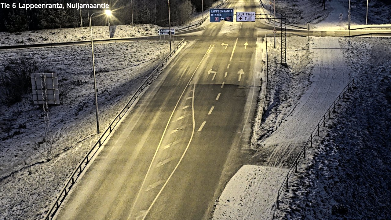 Kelikamerat Kuva Tie 6 Lappeenranta, Nuijamaantie, Lappeenranta, Etelä-Karjala