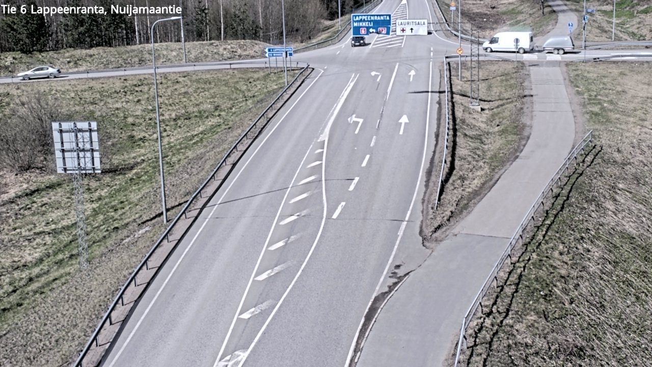 Kelikamerat Kuva Tie 6 Lappeenranta, Nuijamaantie, Lappeenranta, Etelä-Karjala
