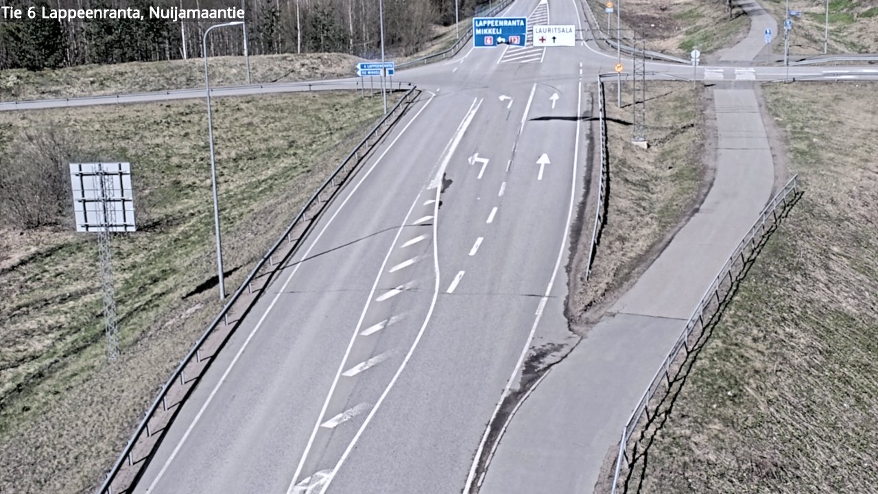 Kelikamerat Kuva Tie 6 Lappeenranta, Nuijamaantie, Lappeenranta, Etelä-Karjala