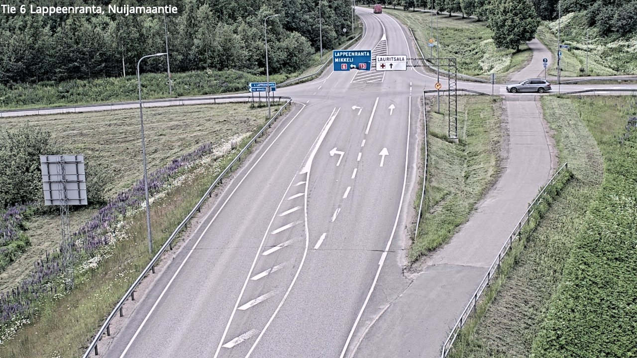 Kelikamerat Kuva Tie 6 Lappeenranta, Nuijamaantie, Lappeenranta, Etelä-Karjala