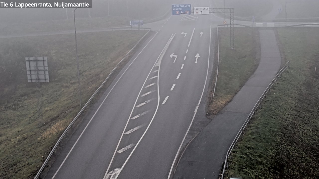 Kelikamerat Kuva Tie 6 Lappeenranta, Nuijamaantie, Lappeenranta, Etelä-Karjala