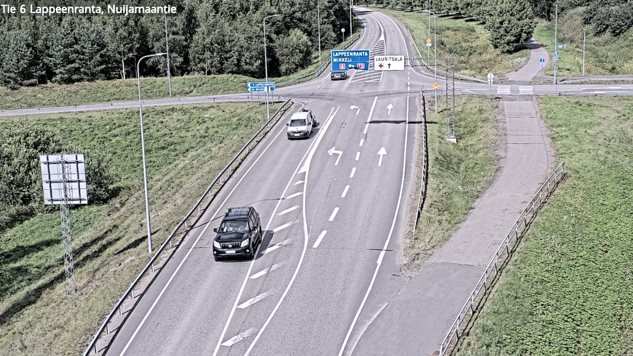 Kelikamerat Kuva Tie 6 Lappeenranta, Nuijamaantie, Lappeenranta, Etelä-Karjala