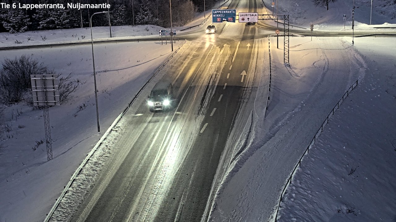 Kelikamerat Kuva Tie 6 Lappeenranta, Nuijamaantie, Lappeenranta, Etelä-Karjala