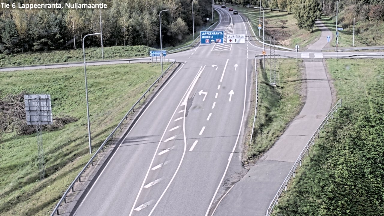 Kelikamerat Kuva Tie 6 Lappeenranta, Nuijamaantie, Lappeenranta, Etelä-Karjala