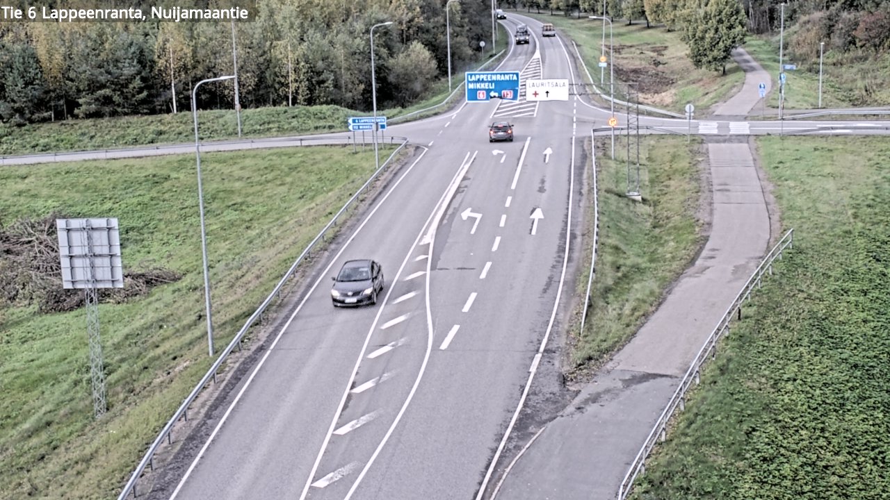 Kelikamerat Kuva Tie 6 Lappeenranta, Nuijamaantie, Lappeenranta, Etelä-Karjala