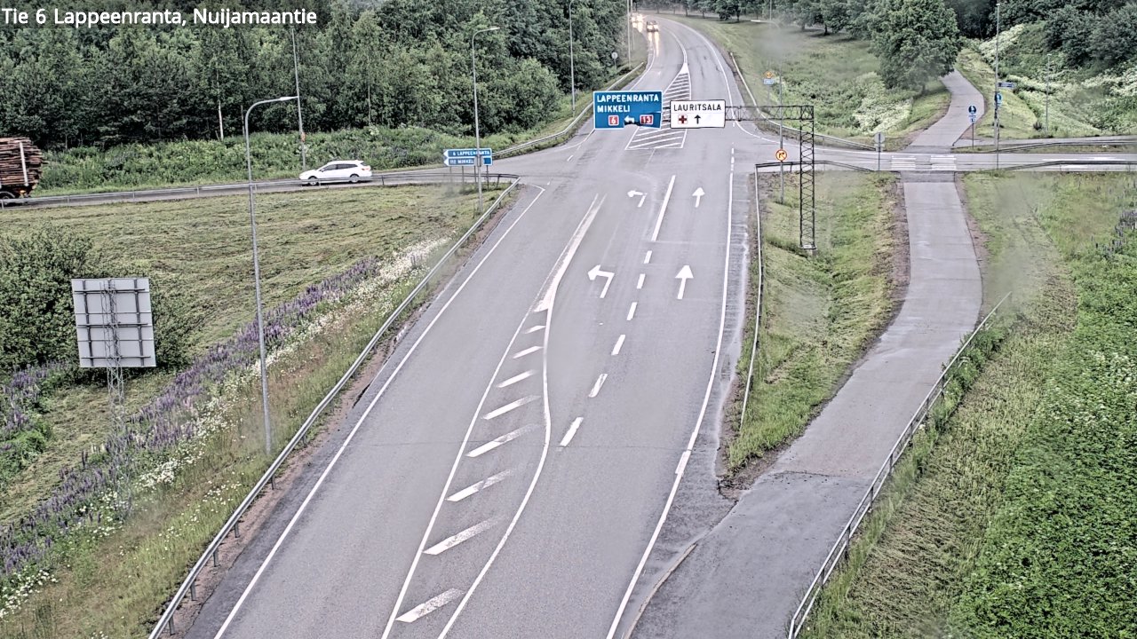 Kelikamerat Kuva Tie 6 Lappeenranta, Nuijamaantie, Lappeenranta, Etelä-Karjala