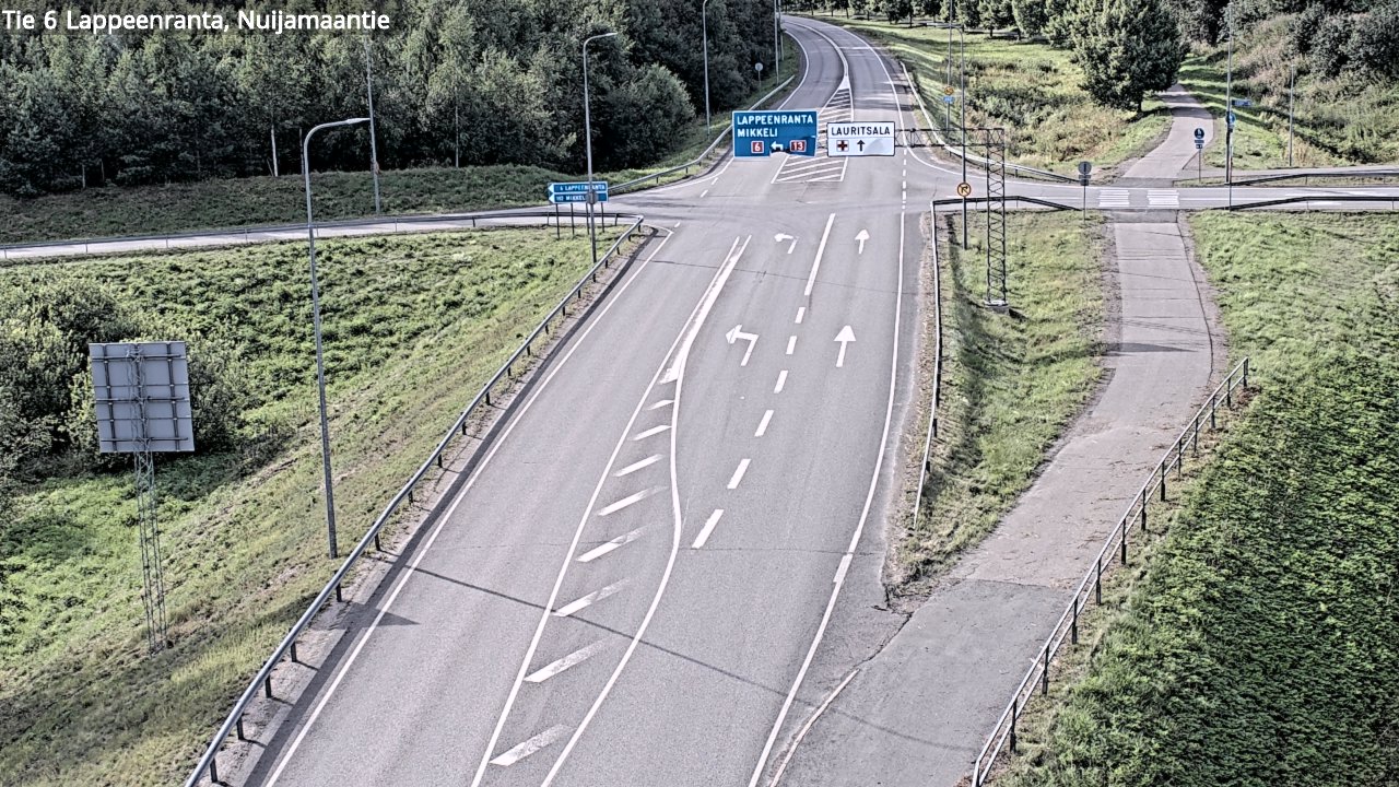 Kelikamerat Kuva Tie 6 Lappeenranta, Nuijamaantie, Lappeenranta, Etelä-Karjala
