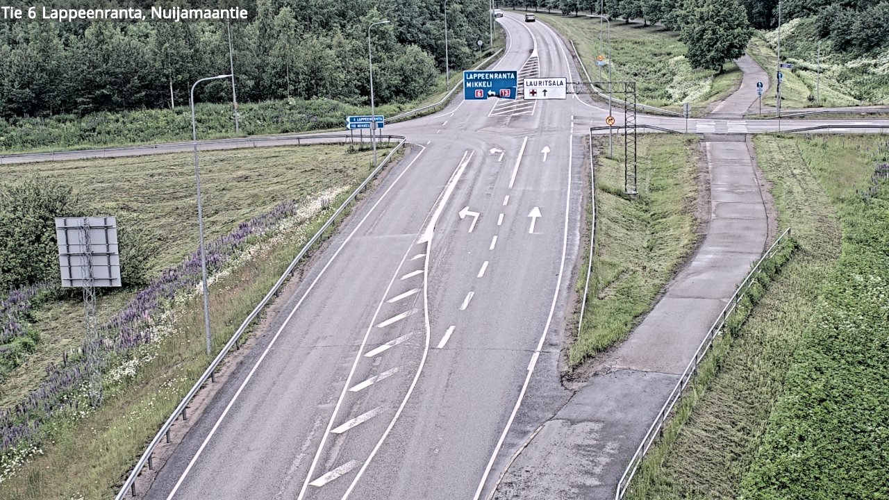 Kelikamerat Kuva Tie 6 Lappeenranta, Nuijamaantie, Lappeenranta, Etelä-Karjala