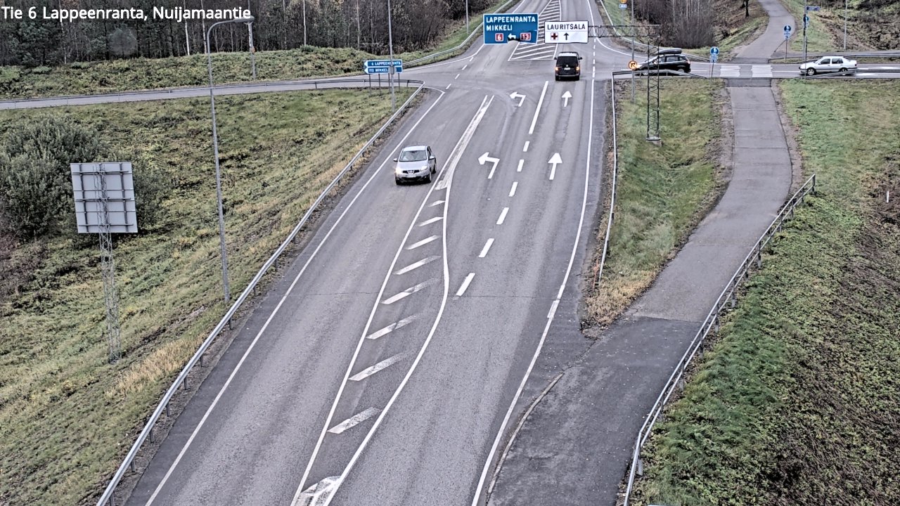 Kelikamerat Kuva Tie 6 Lappeenranta, Nuijamaantie, Lappeenranta, Etelä-Karjala