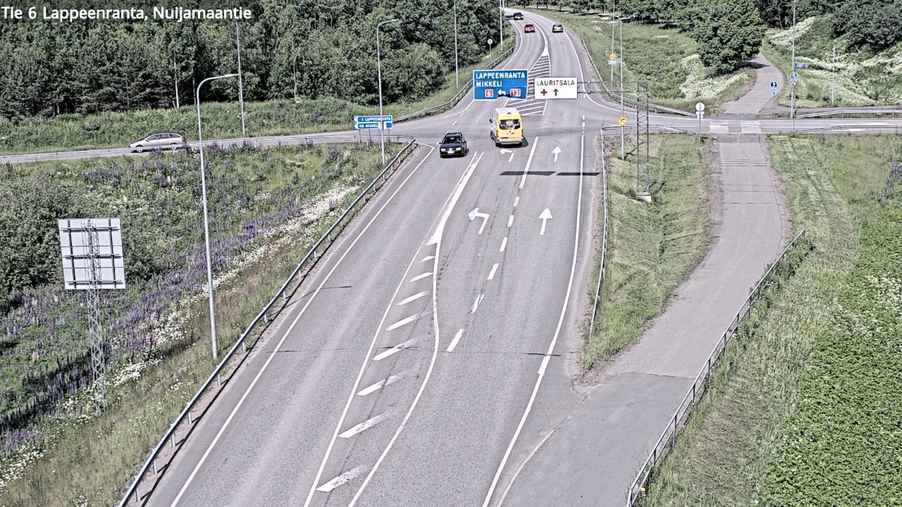 Kelikamerat Kuva Tie 6 Lappeenranta, Nuijamaantie, Lappeenranta, Etelä-Karjala