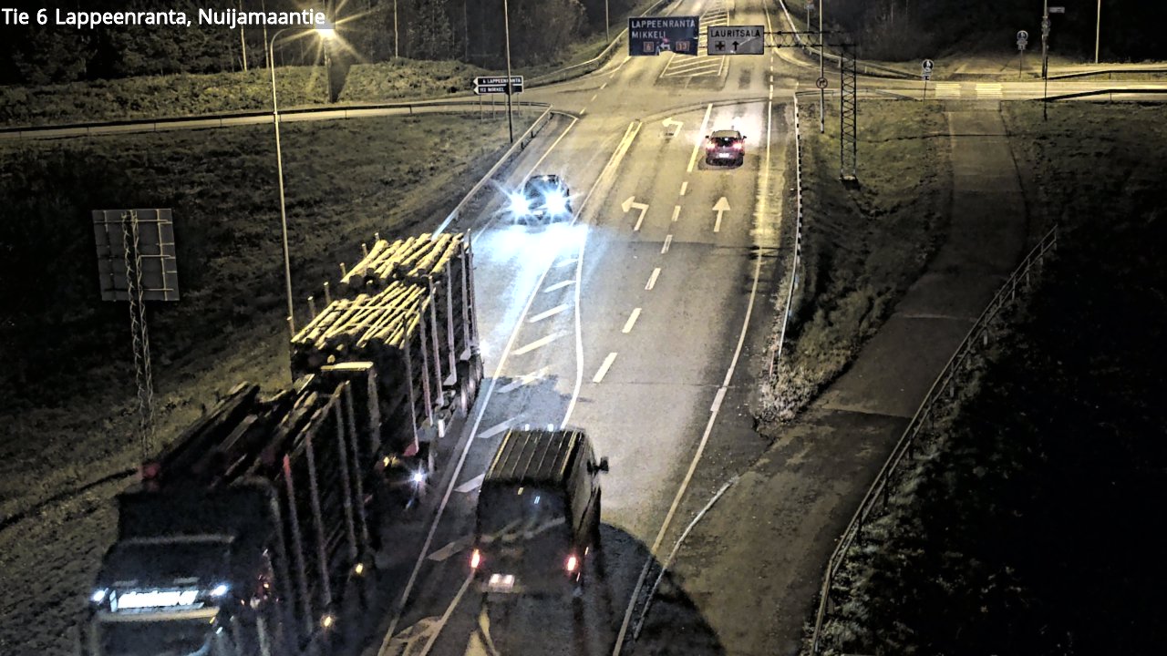 Kelikamerat Kuva Tie 6 Lappeenranta, Nuijamaantie, Lappeenranta, Etelä-Karjala